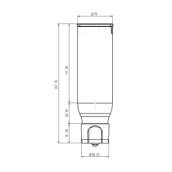 Zibi Bateria 36V / 6,4Ah - bidon