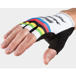 Rękawiczki rowerowe Santini zespołu męskiego mistrzostw świata Trek-Segafredo