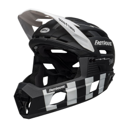 BELL SUPER AIR R MIPS SPHERICAL matte black white fasthouse