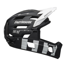 BELL SUPER AIR R MIPS SPHERICAL matte black white fasthouse