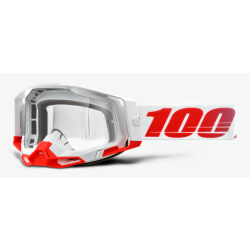 100% RACECRAFT 2 ST-KITH (Szyba Przezroczysta Anti-Fog, LT 88%-92% + 10 Zrywek) 2021