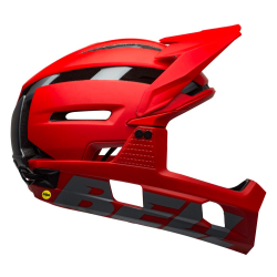 BELL SUPER AIR R MIPS SPHERICAL SPHERICAL  matte gloss red gray