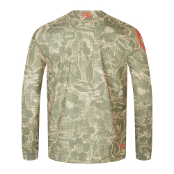Endura Grid Floral LTD Printed L/S Tee (E5109)