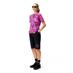 Endura Grid Floral Women's LTD Printed S/S tee (E6241)