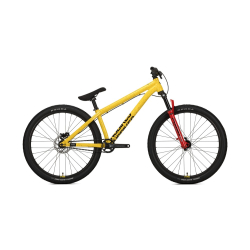 NS BIKES MOVEMENT 1 YELLOW SPLASH / RED FORK