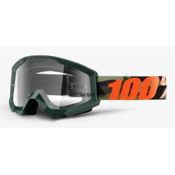 Gogle 100% STRATA HUNTSITAN (Szyba Srebrna Lustrzana Anti-Fog + Szyba Przezroczysta Anti-Fog) (NEW)
