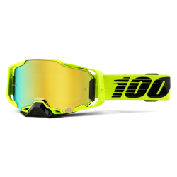 Gogle 100% ARMEGA Googgle Nuclear Citrus Gold Mirror Lens (Szyba Złota Lustrzana) (NEW)