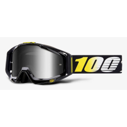 Gogle 100% RACECRAFT COSMOS 99 (Szyba Srebrna Lustrzana Anti-Fog + Szyba Przezroczysta Anti-Fog + 10 Zrywek)